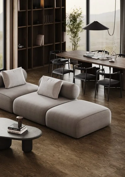 Паркетная доска Quartz Parquet Штучный паркет Дуб Брауни 44-413 в Омске