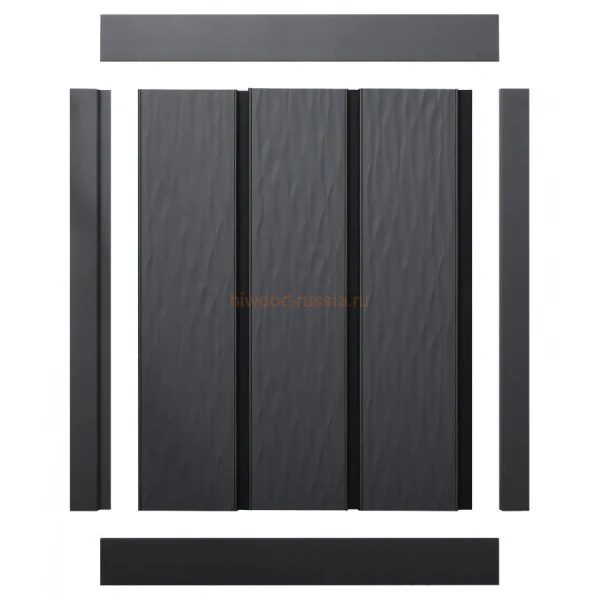 Финишный молдинг LF124A GR15K правый декорированный (42х12х2700мм) в Омске