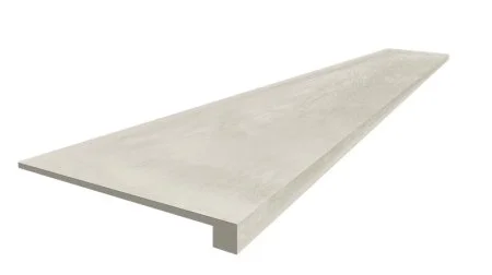 Керамогранит Coliseum Экспо Уайт Ступень фронтальная (Натуральный, 33х60) в Омске