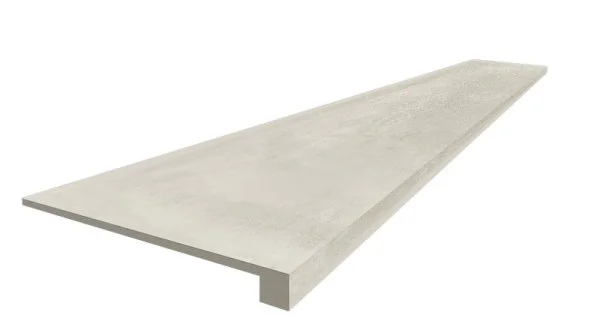 Керамогранит Coliseum Экспо Уайт Ступень фронтальная (Натуральный, 33х60) в Омске